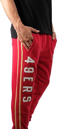 NFL Official Adults Super Soft Game Day Jogger Sweatpants - Unisex|San Francisco 49ers