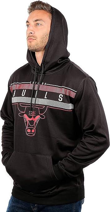 NBA Chicago Bulls Men's Fleece Hoodie Midtown|Chicago Bulls - UltraGameShop