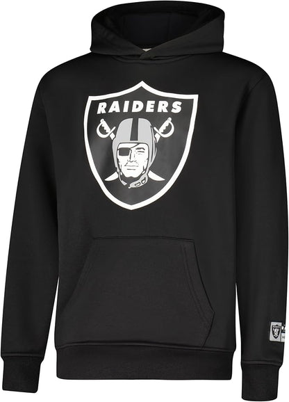 Ultra Game NFL Official Youth Super Soft T-Shirt & Hoodie Sweatshirt Set, Las Vegas Raiders|Las Vegas Raiders