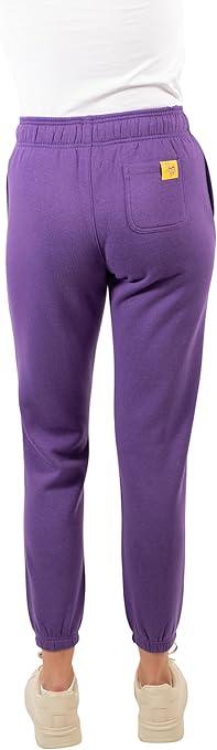 Ultra Game NFL Official Women's Super Soft Fleece Jogger Sweatpants, Minnesota Vikings|Minnesota Vikings