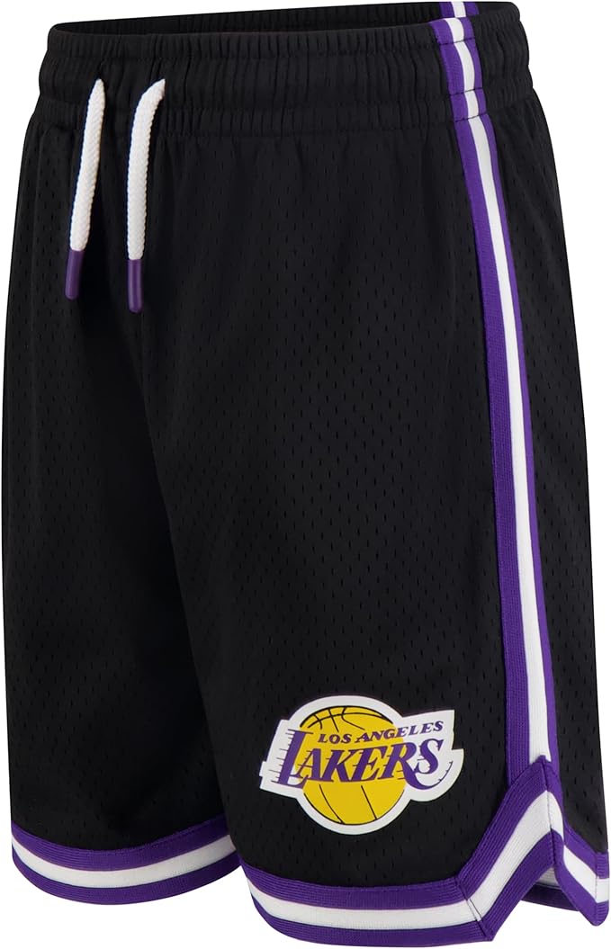 Ultra Game Youth's NBA Official Super Soft Tank Top & Shorts 2-Piece Set, Los Angeles Lakers, Black|Los Angeles Lakers