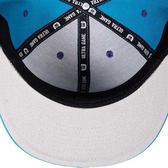 Ultra Game NBA Official Men’s Snap Back 3D Embroidered Team Logo Baseball Cap Hat - Unisex, Charlotte Hornets, Team Color, 1SIZE|Charlotte Hornets