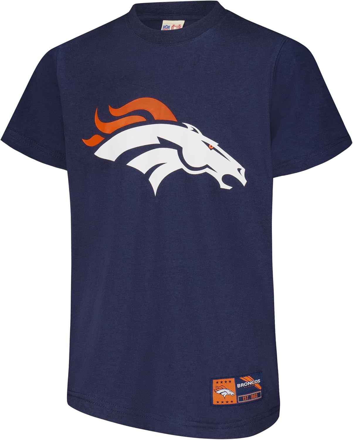 Ultra Game NFL Official Youth Super Soft 2 Pack T-Shirt Set, Denver Broncos|Denver Broncos