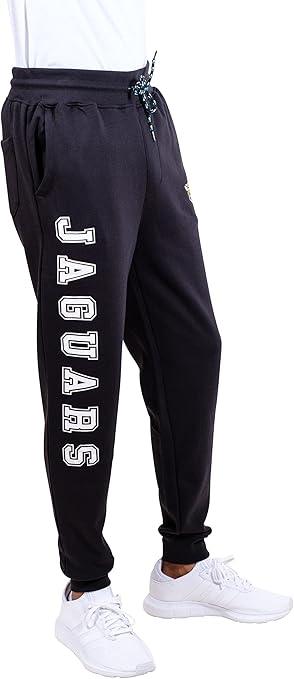 Ultra Game NFL Official Adults Super Soft Game Day Jogger Sweatpants - Unisex, Jacksonville Jaguars, Team Color|Jacksonville Jaguars