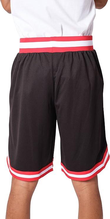 Ultra Game NBA Official Men’s Active Knit Basketball Training Shorts - Unisex, Atlanta Hawks, Black|Atlanta Hawks