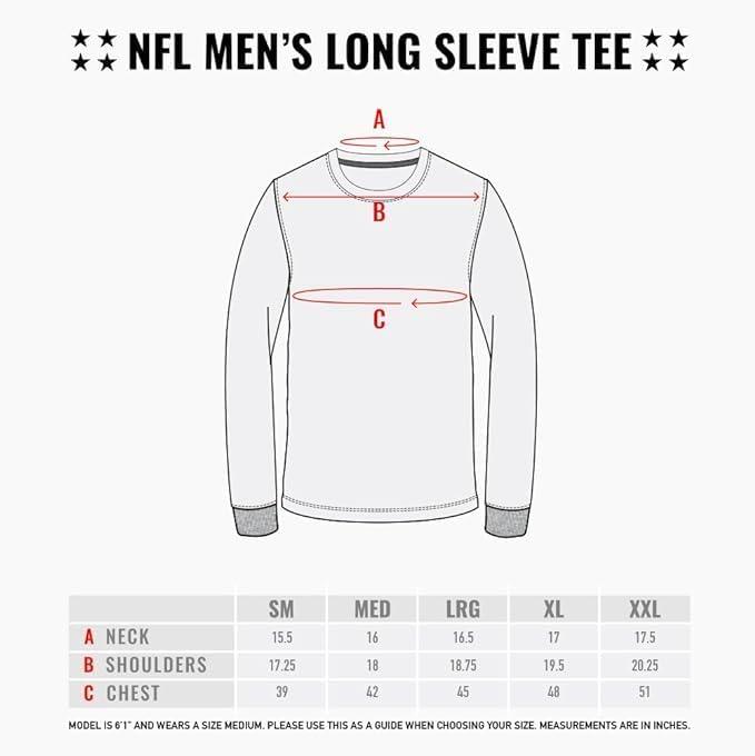 Ultra Game NFL Mens Super Soft Raglan Baseball Long Sleeve T-Shirt| Detroit Lions - UltraGameShop