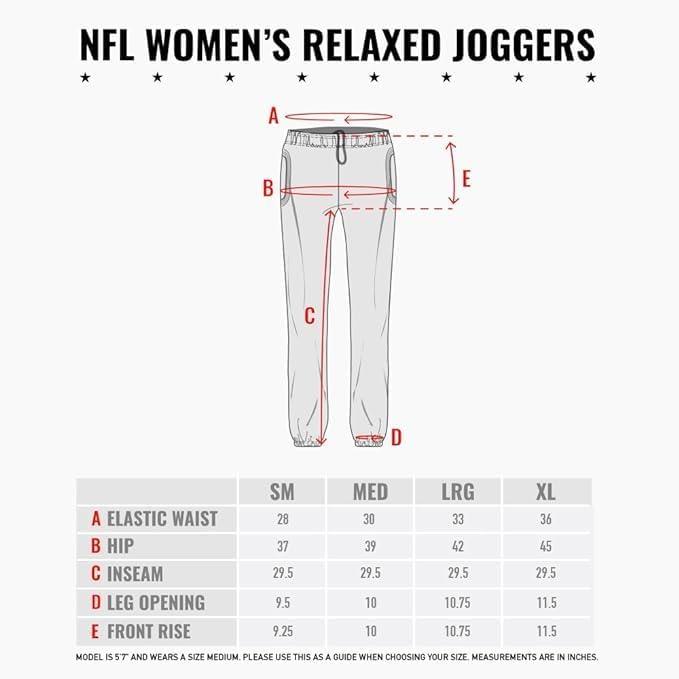 Ultra Game NFL Washington Commanders Womens Super Soft Fleece Jogger Sweatpants|Washington Commanders - UltraGameShop