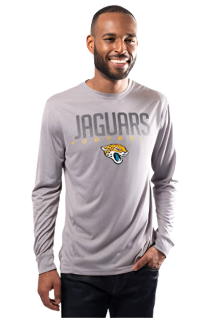 Ultra Game Men's NFL Official Super Soft Game Day Long Sleeve T-Shirt, Jacksonville Jaguars|Jacksonville Jaguars