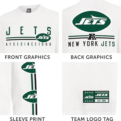 NFL Official Adults Super Soft Supreme Long Sleeve T-Shirt - Unisex|New York Jets