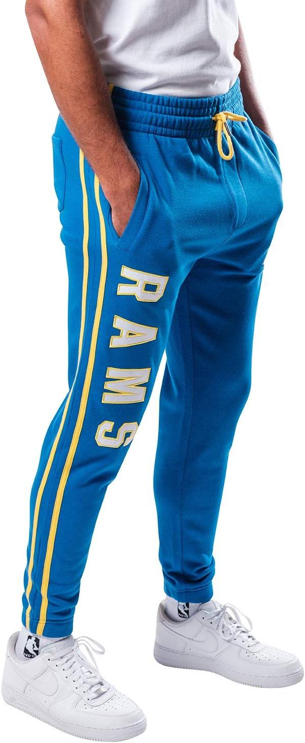 Ultra Game NFL Official Adults Super Soft Game Day Jogger Sweatpants - Unisex, Los Angeles Rams, Team Color|Los Angeles Rams