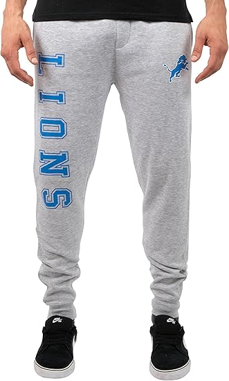 NFL Official Adults Super Soft Game Day Jogger Sweatpants - Unisex|Detroit Lions