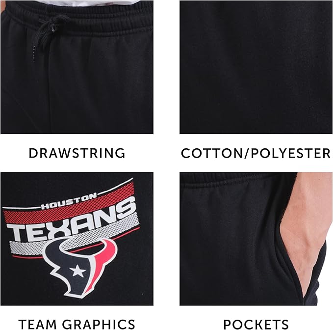 NFL Official Adults Super Soft Game Day Jogger Sweatpants - Unisex|Houston Texans