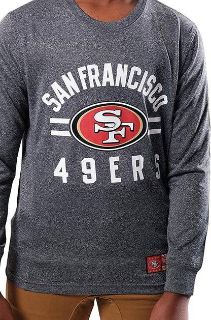 NFL Official Youth Super Soft Supreme Long Sleeve T-Shirt|San Francisco 49ers