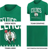 Ultra Game NBA Official Men's Official Teamster Short Sleeve T-Shirt, Milwaukee Bucks, Team Color|Milwaukee Bucks