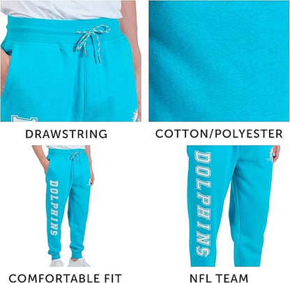 NFL Official Adults Super Soft Game Day Jogger Sweatpants - Unisex|Miami Dolphins