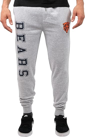 Ultra Game NFL Official Adults Super Soft Game Day Jogger Sweatpants - Unisex, Chicago Bears|Chicago Bears