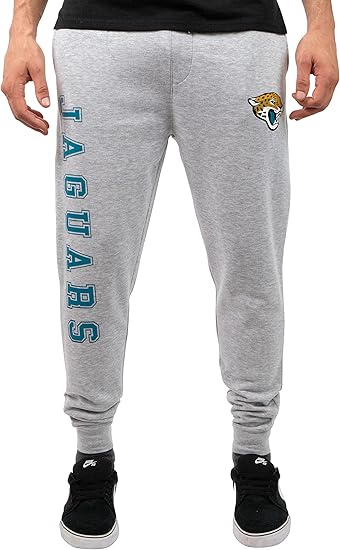 Ultra Game NFL Official Adults Super Soft Game Day Jogger Sweatpants - Unisex, Jacksonville Jaguars|Jacksonville Jaguars