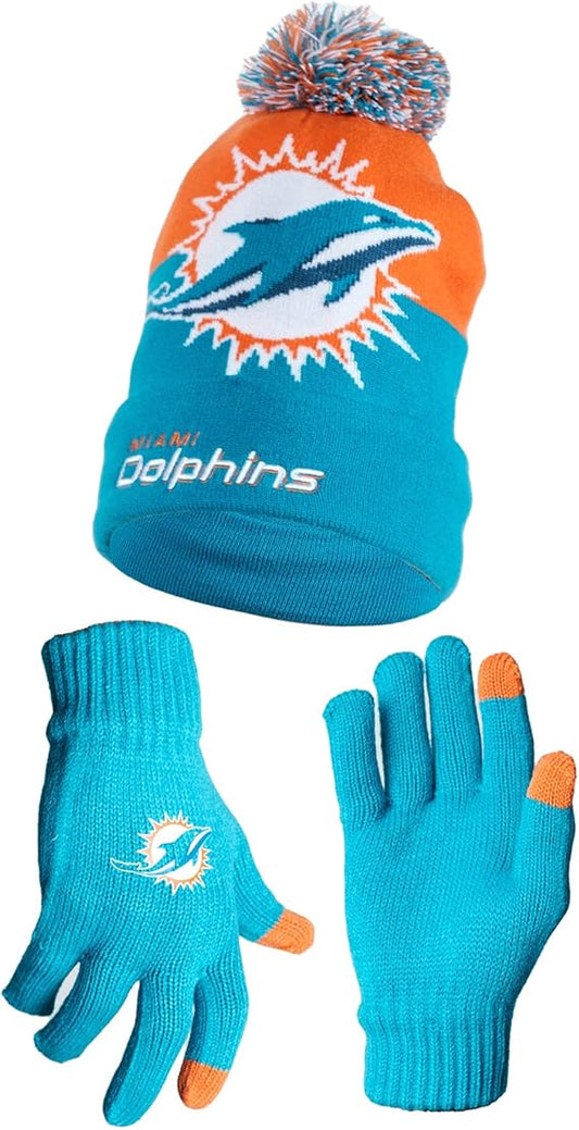 Ultra Game Standard END Zone HAT Gloves Set, Team Color 2, One Size