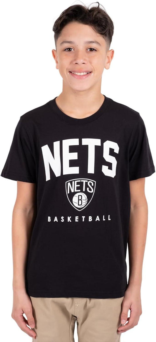 Ultra Game NBA Brooklyn Nets Boys Super Soft Game Time T-Shirt|Brooklyn Nets - UltraGameShop