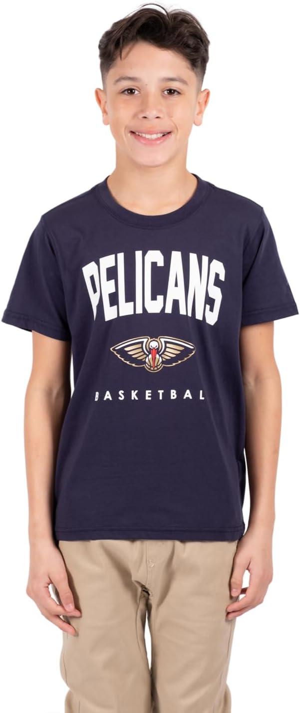 Ultra Game NBA New Orleans Pelicans Boys Super Soft Game Time T-Shirt|New Orleans Pelicans - UltraGameShop