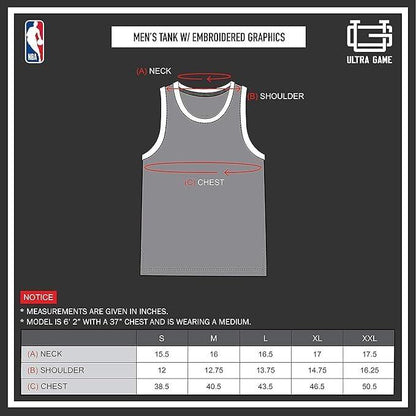 Ultra Game NBA Miami Heat Tank Top Mesh Sleeveless Muscle T-Shirt|Miami Heat - UltraGameShop