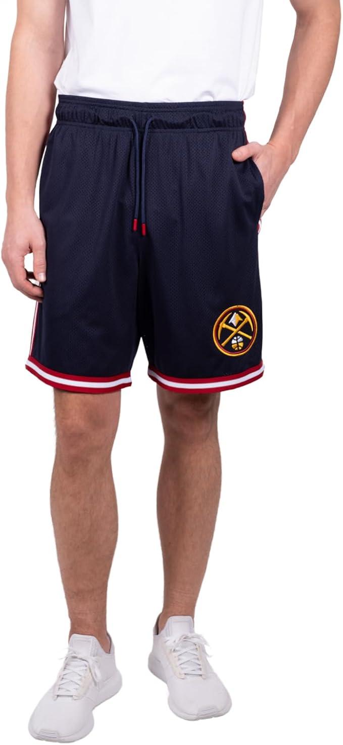 Ultra Game NBA Denver Nuggets Official Men's Slam Active Basketball Training Shorts|Denver Nuggets - UltraGameShop