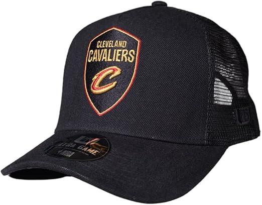 Ultra Game NBA Cleveland Cavaliers Boys 8-20 Snap Back All Around The World Trucker Baseball Cap Hatt|Cleveland Cavaliers - UltraGameShop