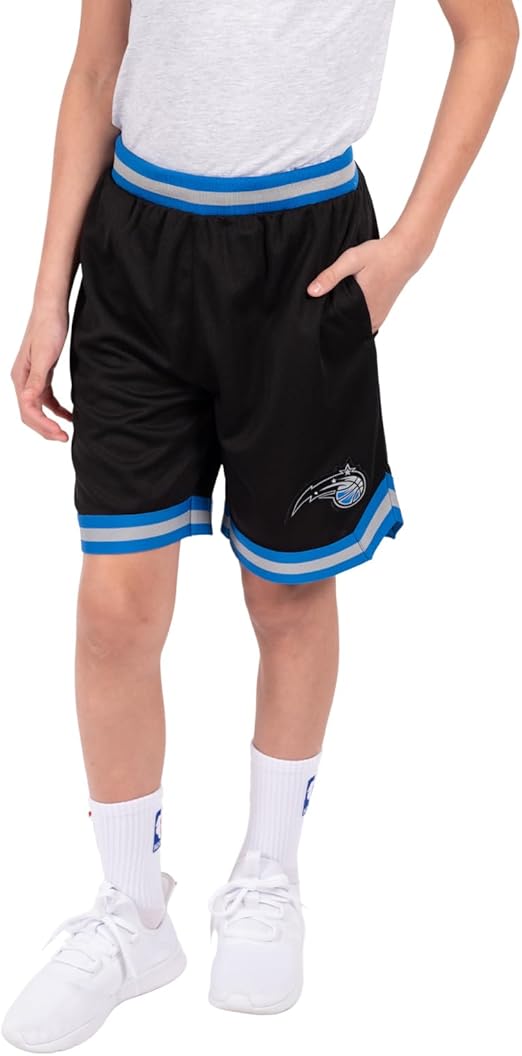 Ultra Game NBA Orlando Magic Boys Active Knit Slam Basketball Training Shorts|Orlando Magic - UltraGameShop