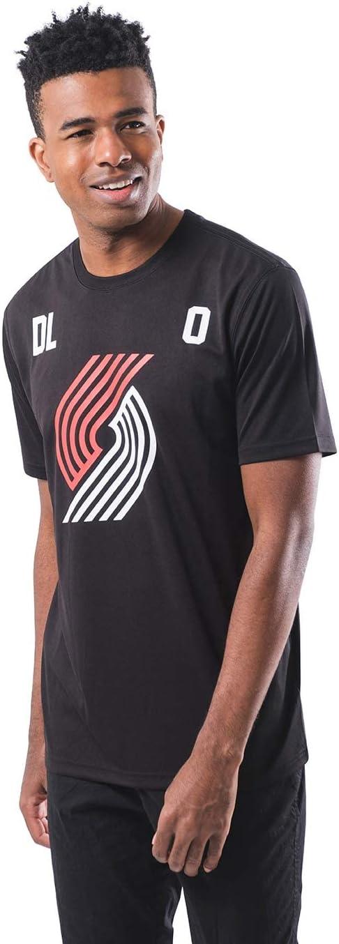 Ultra Game NBA Portland Trail Blazers - Damian Lillard Men's Players Quick Dry Active T-Shirt| Portland Trail Blazers - Damian Lillard - UltraGameShop