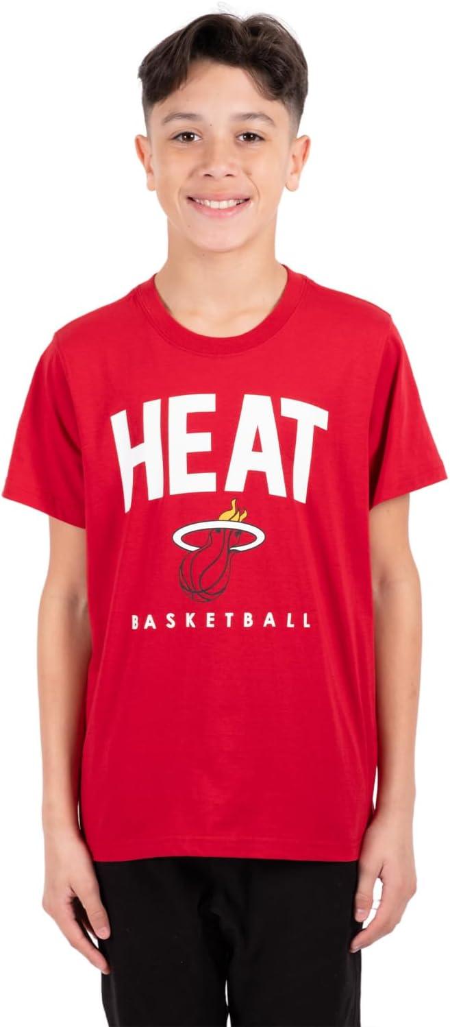 Ultra Game NBA Miami Heat Boys Super Soft Game Time T-Shirt|Miami Heat - UltraGameShop