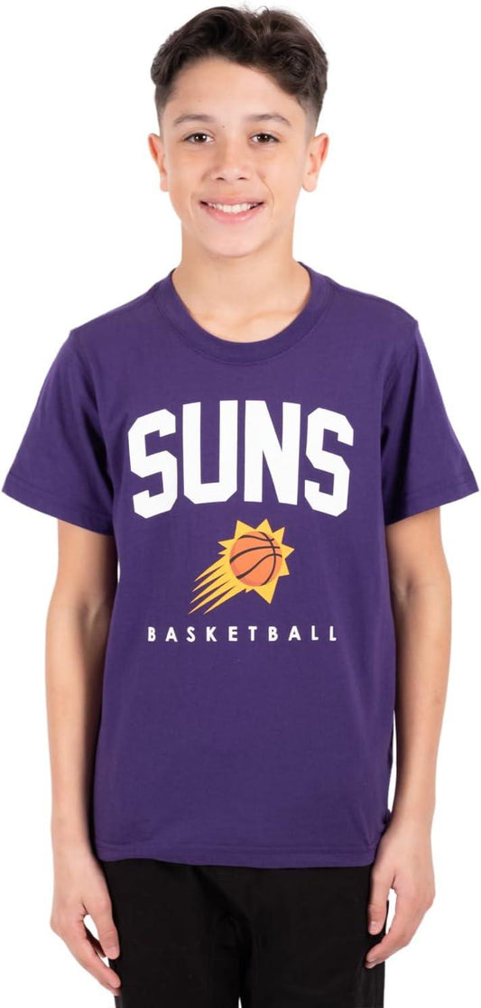 Ultra Game NBA Phoenix Suns Boys Super Soft Game Time T-Shirt|Phoenix Suns - UltraGameShop