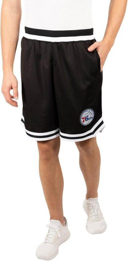 Ultra Game NBA Philadelphia 76ers Official Men's Supreme Active Basketball Training Shorts|Philadelphia 76ers - UltraGameShop