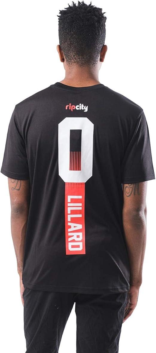 Ultra Game NBA Portland Trail Blazers - Damian Lillard Men's Players Quick Dry Active T-Shirt| Portland Trail Blazers - Damian Lillard - UltraGameShop