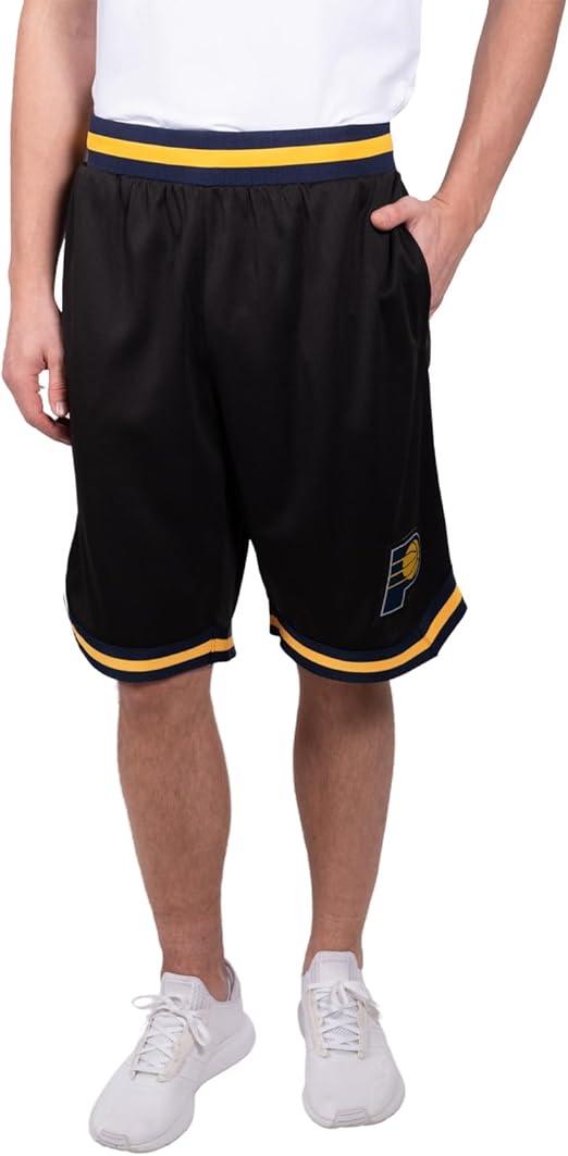 Ultra Game NBA Indiana Pacers Men's Active Knit Basketball Training Shorts|Indiana Pacers - UltraGameShop