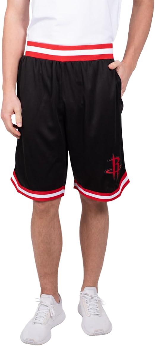 Ultra Game NBA Houston Rockets Men's Active Knit Basketball Training Shorts|Houston Rockets - UltraGameShop