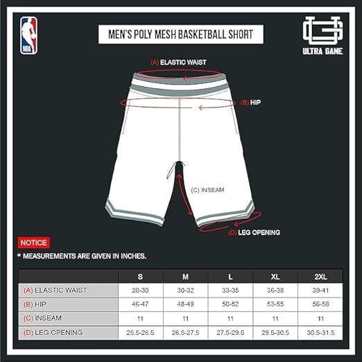 Ultra Game NBA Chicago Bulls Men's Active Knit Basketball Training Shorts|Chicago Bulls - UltraGameShop