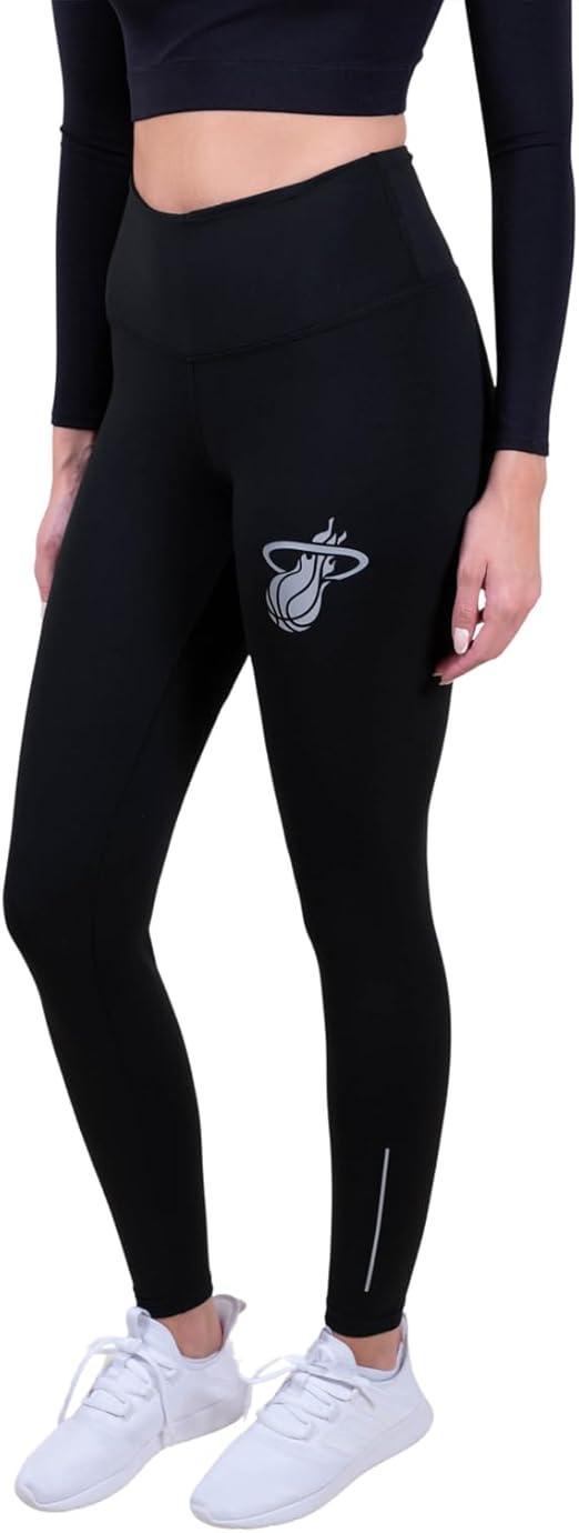 Ultra Game NBA Miami Heat Women's Super Soft Lightweight Leggings Fitness Sport Yoga Active Pants|Miami Heat - UltraGameShop