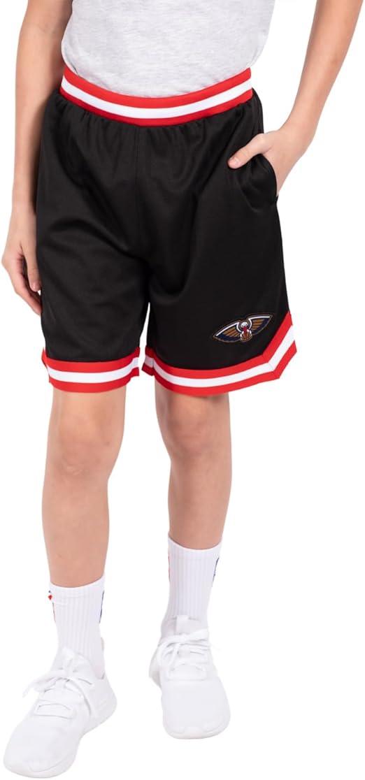 Ultra Game NBA New Orleans Pelicans Boys Active Knit Slam Basketball Training Shorts|New Orleans Pelicans - UltraGameShop