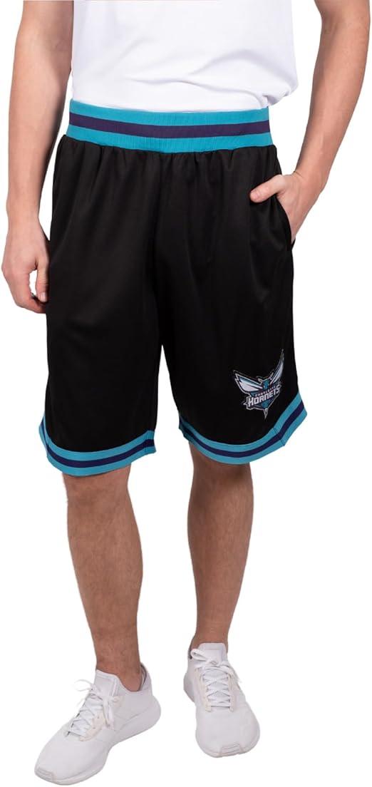 Ultra Game NBA Charlotte Hornets Men's Active Knit Basketball Training Shorts|Charlotte Hornets - UltraGameShop