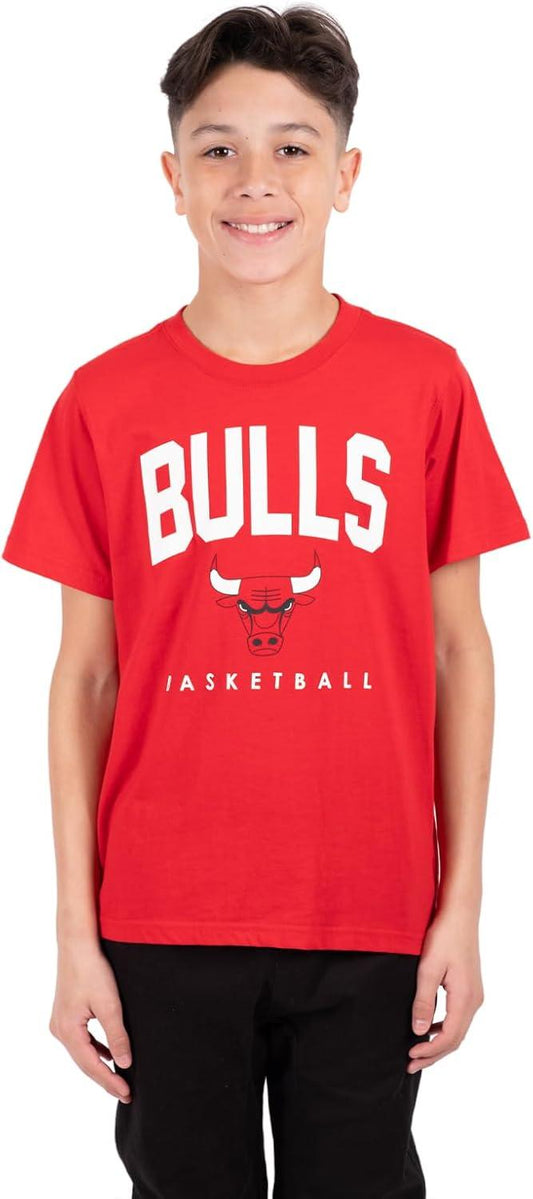 Ultra Game NBA Chicago Bulls Boys Super Soft Game Time T-Shirt|Chicago Bulls - UltraGameShop