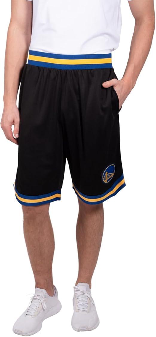 Ultra Game NBA Golden State Warriors Men's Active Knit Basketball Training Shorts|Golden State Warriors - UltraGameShop