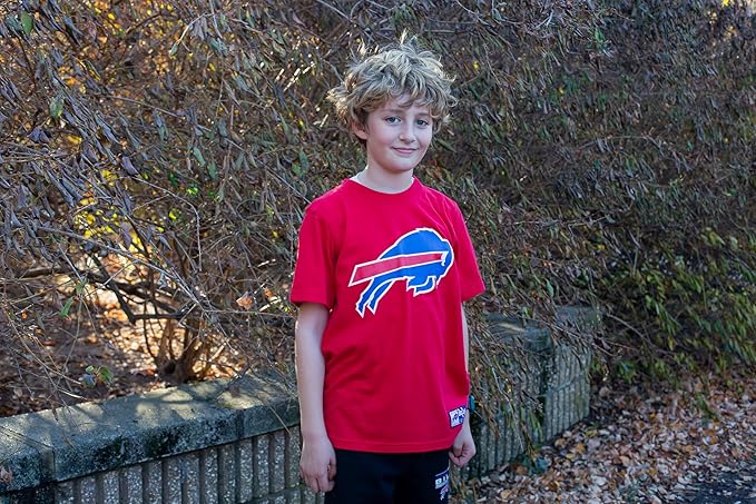 NFL Official Youth Super Soft T-Shirt & Hoodie Sweatshirt Set|Kansas City Chiefs