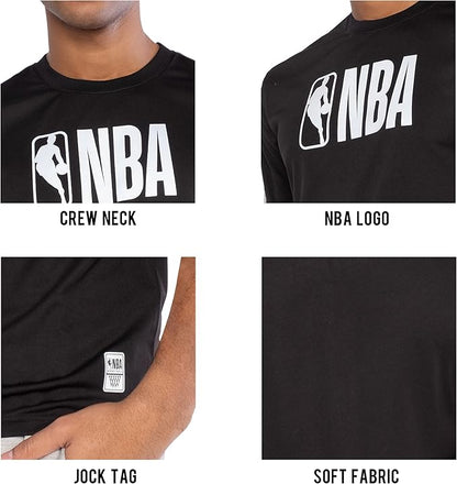 Ultra Game NBA Official Men’s Super-Soft 2 Pack Active Tee Shirt, NBA|NBA