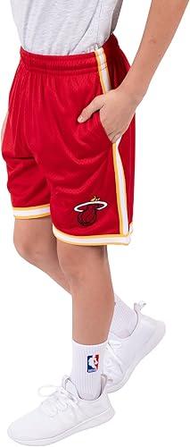 Ultra Game NBA Miami Heat Boys Active Knit Slam Basketball Training Shorts|Miami Heat - UltraGameShop