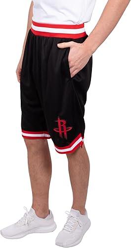 Ultra Game NBA Houston Rockets Men's Active Knit Basketball Training Shorts|Houston Rockets - UltraGameShop