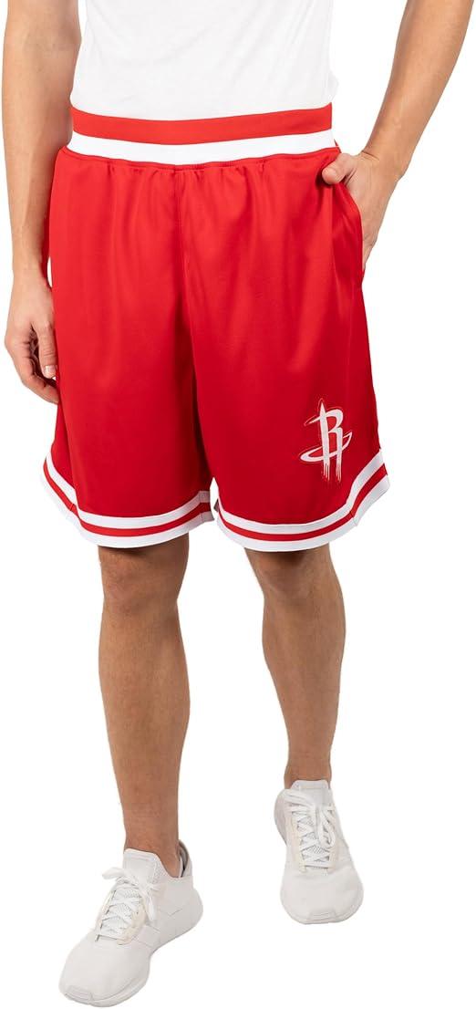 Ultra Game NBA Houston Rockets Official Men's Supreme Active Basketball Training Shorts|Houston Rockets - UltraGameShop