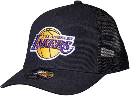 Ultra Game NBA Los Angeles Lakers Boys 8-20 Snap Back All Around The World Trucker Baseball Cap Hatt|Los Angeles Lakers - UltraGameShop