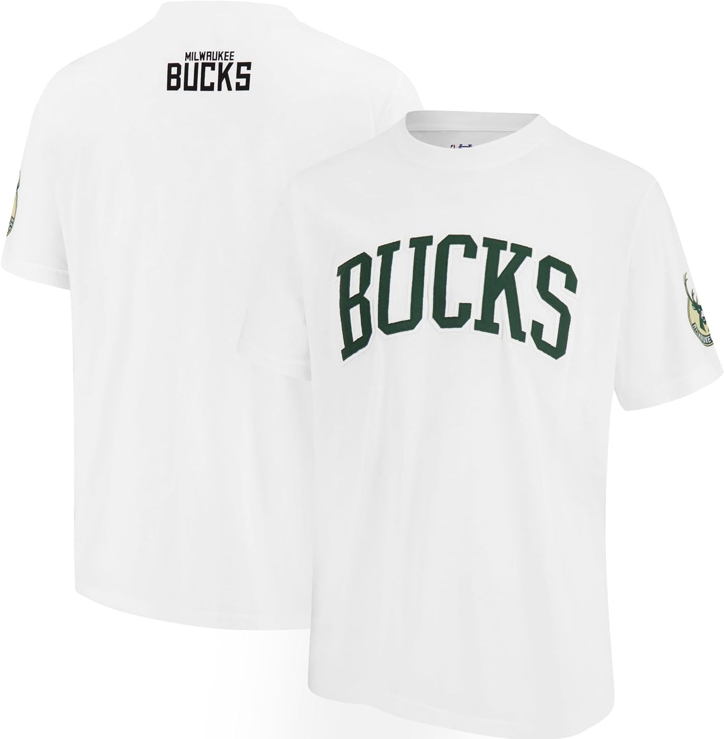 Ultra Game Men's NBA Official Super Soft Bold Graphics T-Shirt, Milwaukee Bucks, Team Color|Milwaukee Bucks