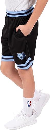 Ultra Game NBA Memphis Grizzlies Boys Active Knit Slam Basketball Training Shorts|Memphis Grizzlies - UltraGameShop