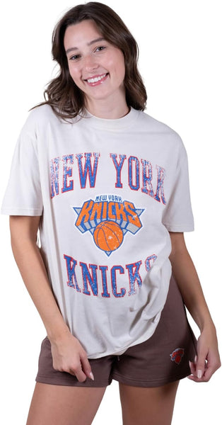 Ultra Game NBA New York Knicks Women's Super Soft T-Shirt & Short Set|New York Knicks - UltraGameShop